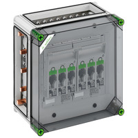 Skinnemonteret NH-afbryderkabinet - GST 2025-250