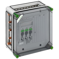 Skinnemonteret NH-afbryderkabinet - GST 2015-250