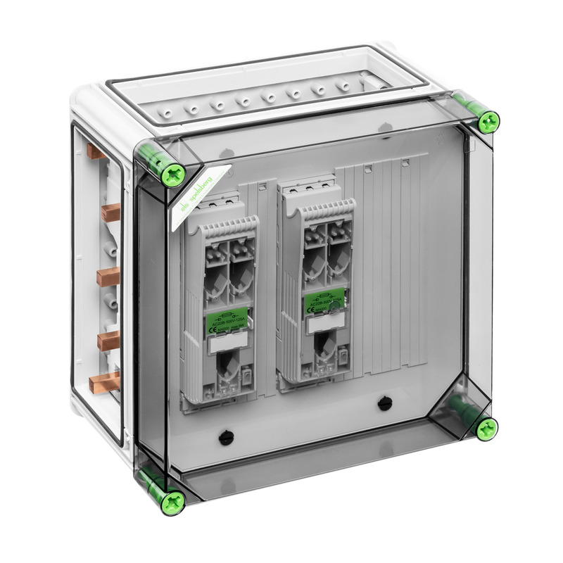 Skinnemonteret NH-afbryderkabinet - GST 2325-400