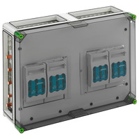 Skinnemonteret NH-afbryderkabinet - GST 5045-250 Plus