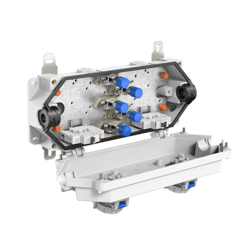 Afgreningskasse - Rapid-Box 50² 2x3 STV