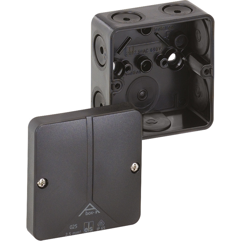 Afgreningskasse - Abox-i 025-L/sw