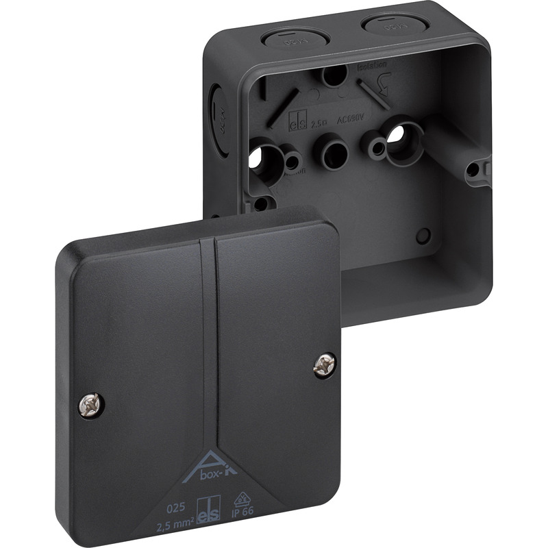 Afgreningskasse - Abox-i m 025-L/sw