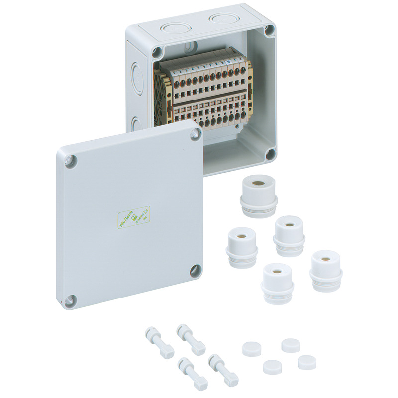 Rækkeklemmekabinet - RKi 4/12 SL-12x4²