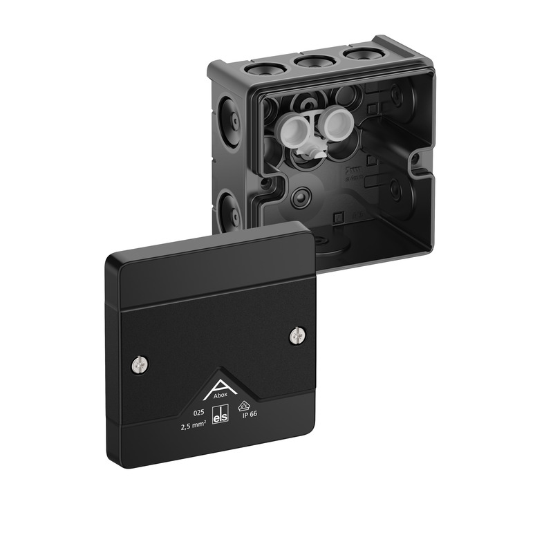 Afgreningskasse - Abox 025-L/sw