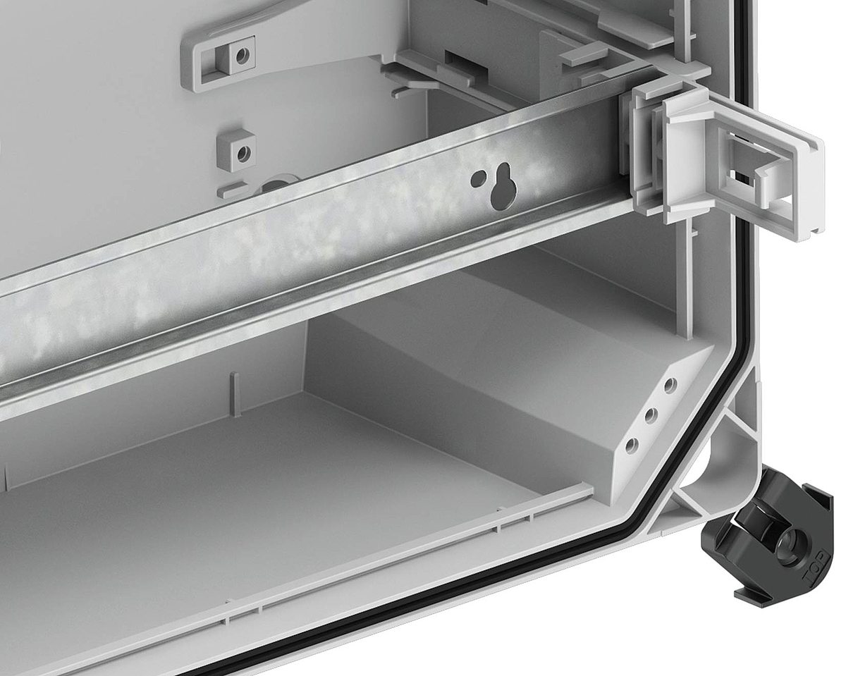 [Translate to Dänisch - Denmark:] Funktionales Einbausystem für Gehäuse